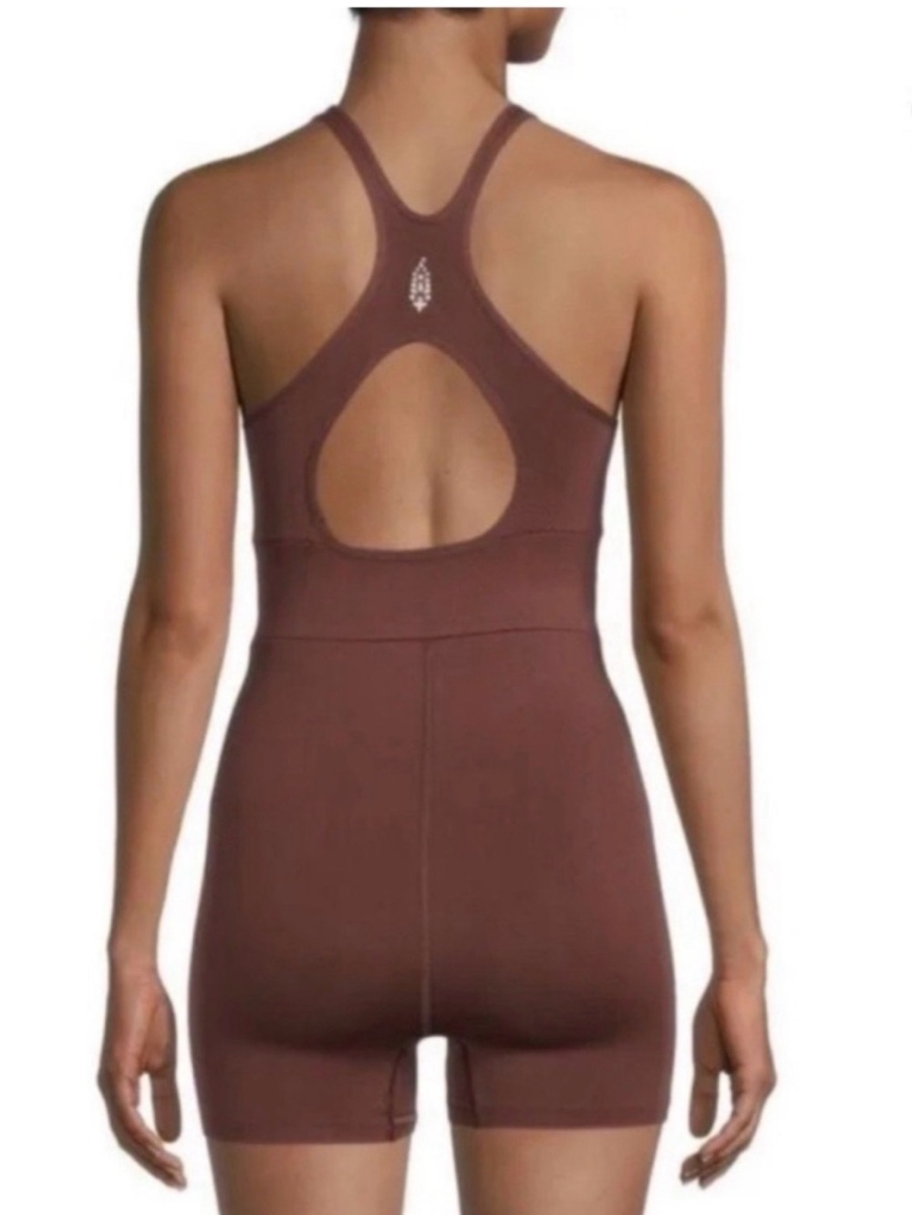 Free people runsie Women’s Sleeveless Romper in Brown